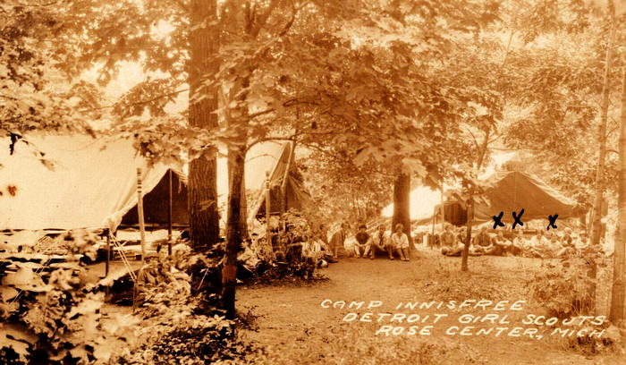 Camp Innisfree - Vintage Postcard